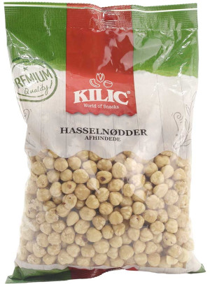 Afhindede Hasselnødder 800gr