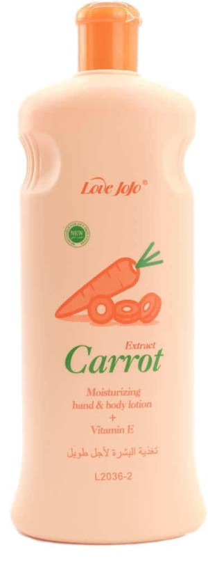 LJ Carrot Hand/body Lotion 600ml