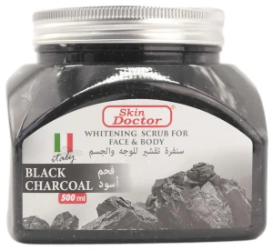 Black Charcoal Whitening Scrub 500ml