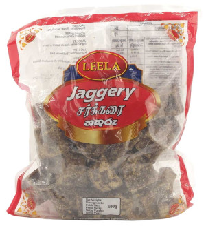 Leela Jaggery Rørsukker 500gr