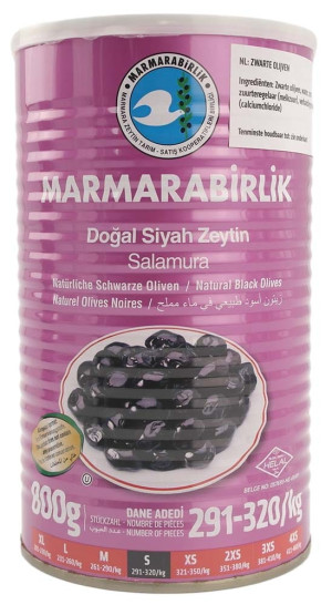 Marmarabirlik Sort Oliven Small 800gr