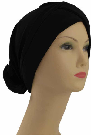 Svart hijab / halsduk (en storlek)