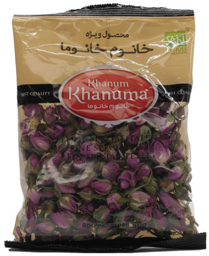 Khanuma Torkad Rosenskud 50gr