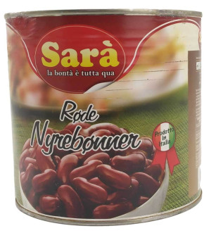 Röda bönor på burk - 2,5 kg