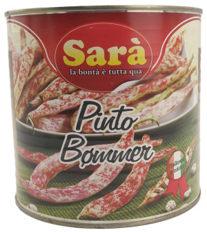 Borlotti / Pinto konserverade bönor - 2,5 kg