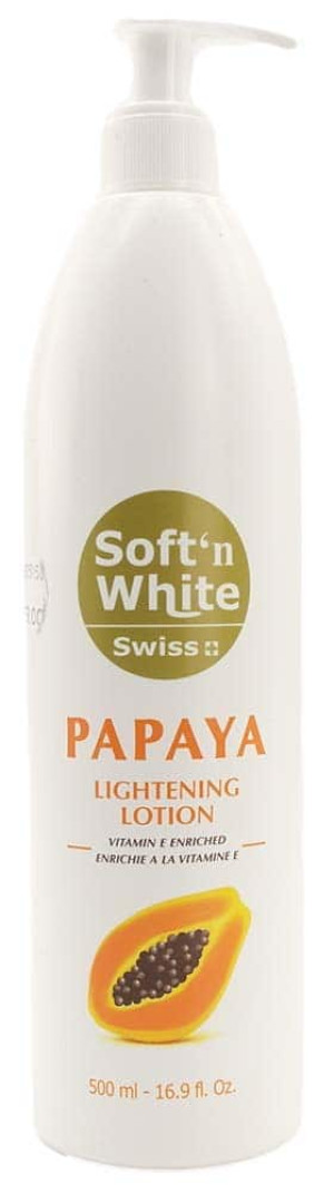 Soft'n White Papaya Lotion 500gr