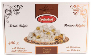Turkish Delight Valnötter 400 gr