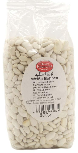 Khanum Khanuma vita bönor 800gr