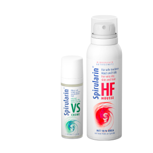 Zestaw preparatów na kurzajki - Spirularin® VS Creme 30ml i Spirularin®HF Mousse 125ml