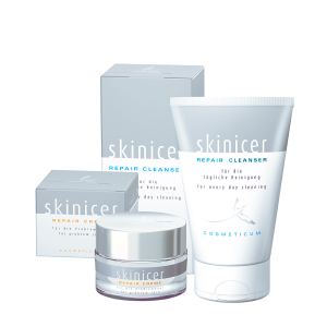 Zestaw skinicer® żel i krem do pielęgnacji cery dojrzałej i trądzikowej