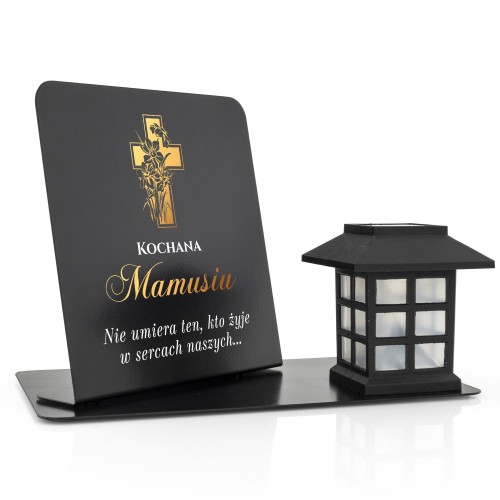 Znicz solarny LED z dedykacją dla MAMY