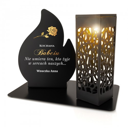 Lampion solarny LED z dedykacją dla BABCI