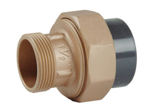 Śrubunek Dwuzłączka Pvc - Brąz Kw/Gz