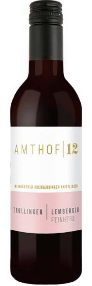 Trollinger mit Lemberger feinherb 0,25 L - Amthof 12