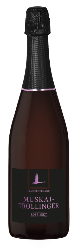 2024 Muskat-Trollinger Rosé Sekt trocken 0,75 L - Lembergerland