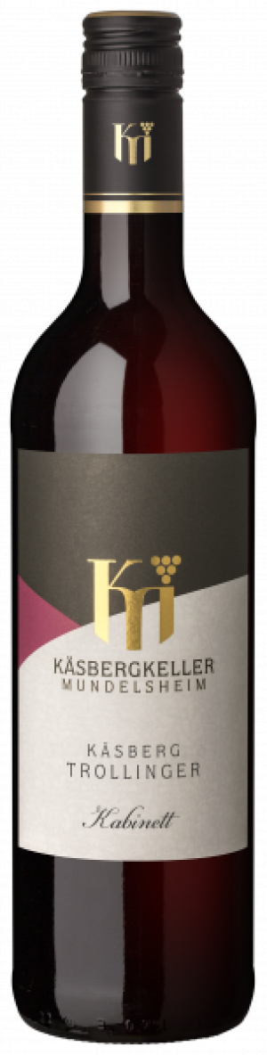 2023 Käsberg Trollinger Kabinett halbtrocken 0,75 L - Käsbergkeller Mundelsheim