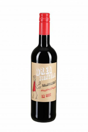 "Drei Viertele Gelassenheit" Rotwein feinherb 0,75 L - Weingut Kurz-Wagner