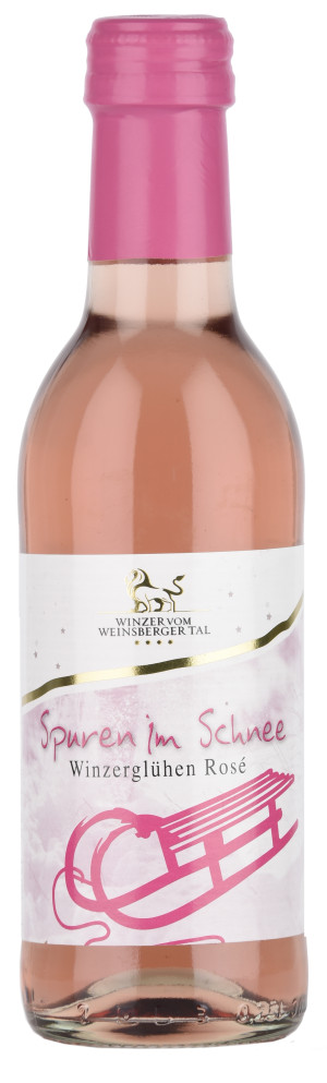 Winzerglühen rosé 0,25 L "Spuren im Schnee"