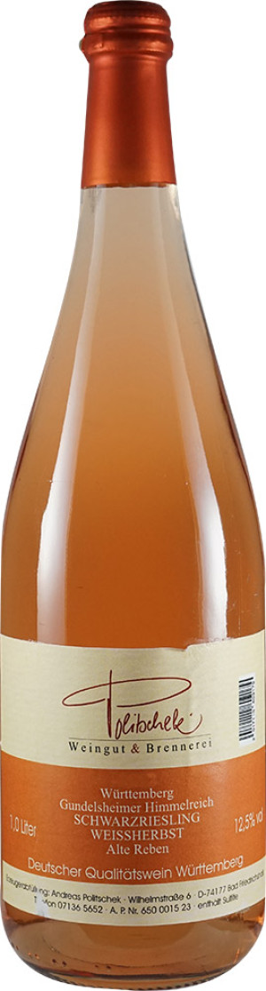 2024 Schwarzriesling Weißherbst 1,0 L - Weingut Politschek