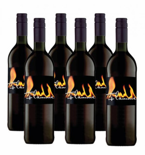 6 x "Flamme" Rot Glühwein 0,75 L - Bottwartaler Winzer