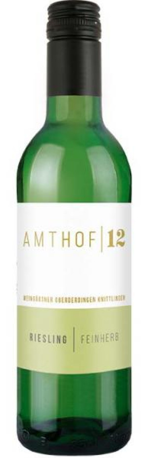 Riesling feinherb 0,25 L - Amthof 12