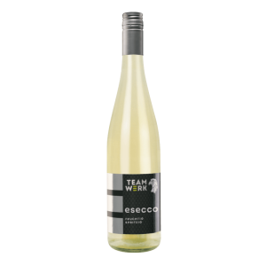 "esecco" weiss fruchtig & spritzig 0,75 L - TeamWerk Esslingen