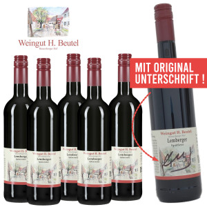 6 x Lemberger Spätlese trocken 0,75 L "Giovane Élber"
