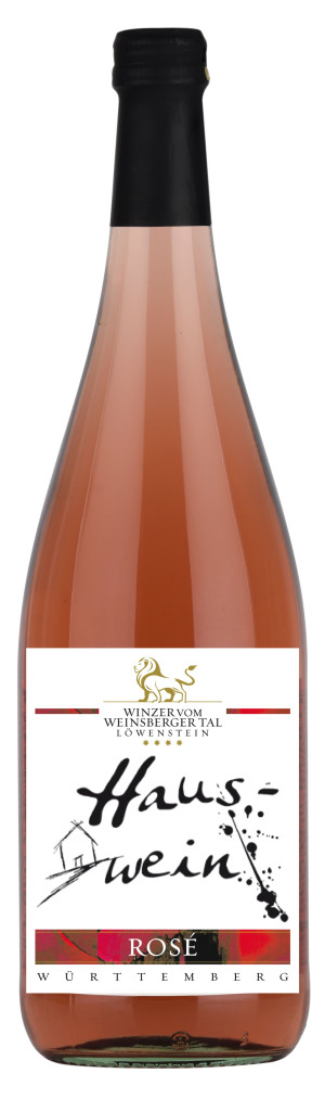 Roséwein "Hauswein" halbtrocken 1,0 L - Winzer vom Weinsberger Tal