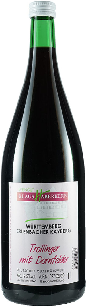 2024 Trollinger mit Dornfelder 1,0 L - Weingut Haberkern