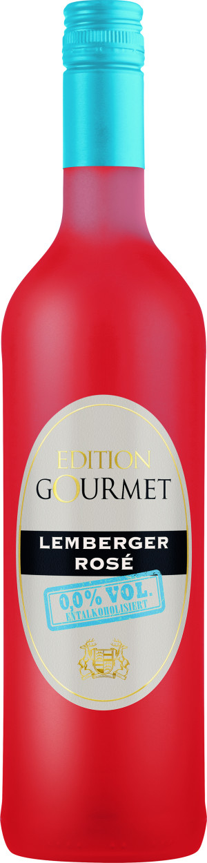 Lemberger Rosé 0 % Vol. entalkoholisiert 0,75 L "Edition Gourmet"
