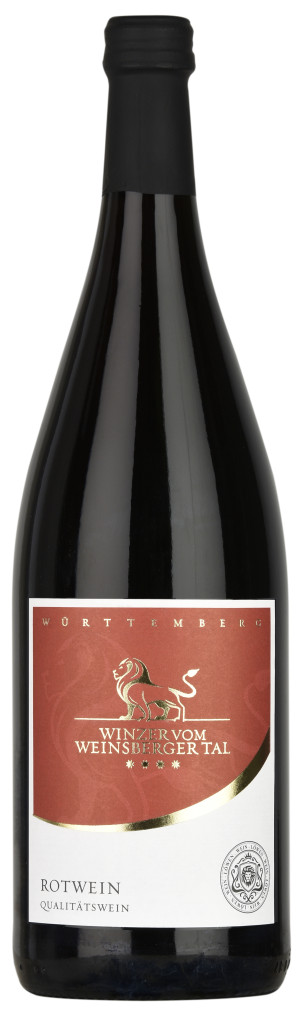 Rotwein "Hauswein" halbtrocken 1,0 L - Winzer vom Weinsberger Tal