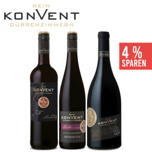 "Tintenherz" Weinpaket 3 x 0,75 L Rotwein trocken
