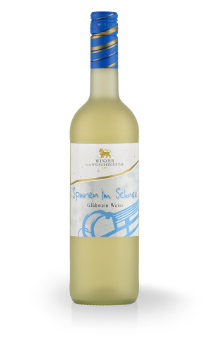 Glühwein weiss 0,75 L - "Spuren im Schnee"