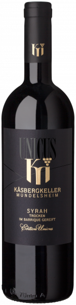 2022 Syrah trocken "Unicus" 0,75 L - Käsbergkeller Mundelsheim