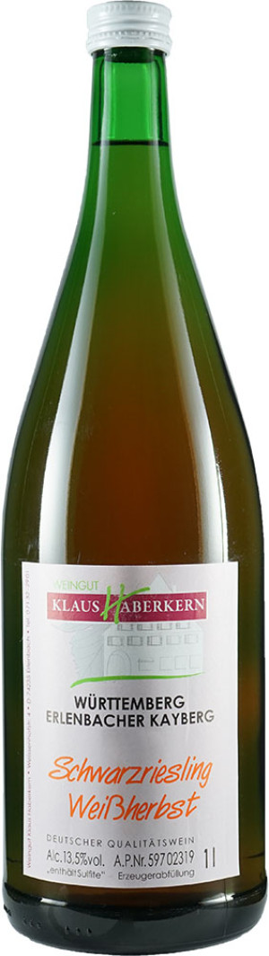 2025 Schwarzriesling Weissherbst 1,0 L - Weingut Klaus Haberkern