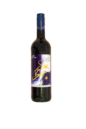 "SauBär" Rotwein lieblich 0,75 L - Weingut Möhle