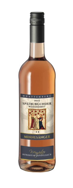 2023 Spätburgunder Weißherbst 0,75 L "Minnesänger"