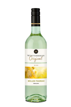 Müller-Thurgau halbtrocken 0,75 L "Württemberger Original"