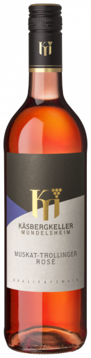 2024 Muskat-Trollinger Rosé lieblich 0,75 L - Käsbergkeller Mundelsheim