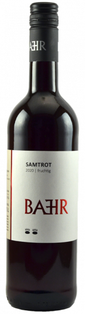 2022 Samtrot fruchtig 0,75 L - Weingut Bähr