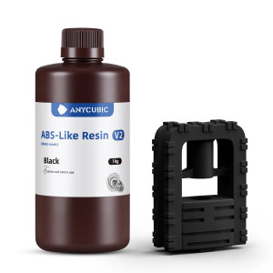 Anycubic ABS-Like V2 UV Resin (Schwarz (black))