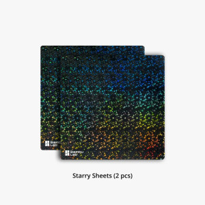 Bambu Lab 3D Effect Plate Surface Sheets (2 Stk) (Starry)