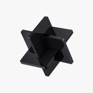 Bambu Lab Opaque Glossy Acrylic 3mm (3pcs) (Schwarz)