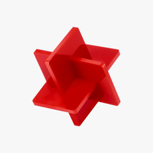 Bambu Lab Opaque Glossy Acrylic 3mm (3pcs) (Rot)