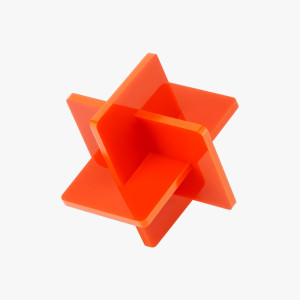 Bambu Lab Opaque Glossy Acrylic 3mm (3pcs) (Orange)