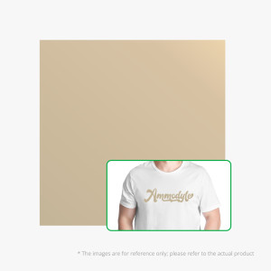Bambu Lab Matte Heat Transfer Vinyl Sheet (10pcs) (champagner Gold)
