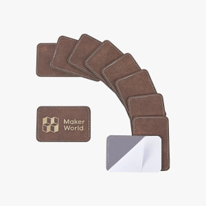 Bambu Lab Rechteckiges PU Iron-on Patch (10pcs) (Braun)