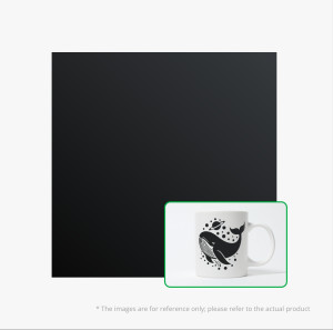 Bambu Lab Matte Removable Vinyl (10pcs) (Schwarz)