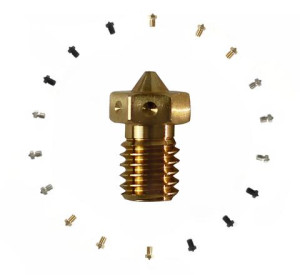 E3D V6 Nozzle (Düse) (1,75mm, 0,8mm, Brass)