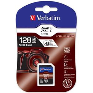 Verbatim Premium U1 SDXC Karte (128 Gb)